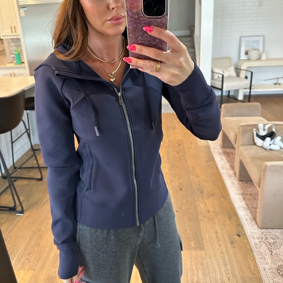 lululemon athletica Jackets & Blazers - Lululemon Navy scuba zip up